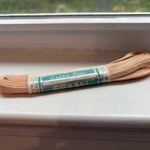 Antique/Vintage Corset Lacing Ties - Pink - 5 yards, Old New Stock!